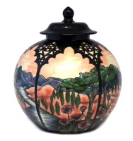 Lot 141 - Cobridge River of Life lidded vase.