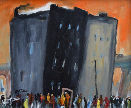 Lot 258 - William Turner, Pay Day!, oil.