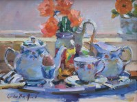 Lot 285 - Gordon Radford, The Breakfast Tray, oil.