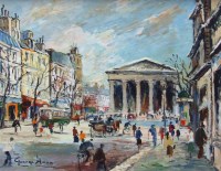 Lot 288 - George Hann, Paris Opera House, oil.