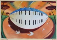 Lot 289 - Adam Barsby, Around the Houses, acrylic.