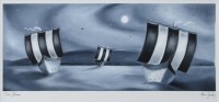 Lot 290 - Adam Barsby, Trail Blazers, acrylic.