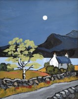 Lot 309 - David Barnes, Mountain Lake, oil.