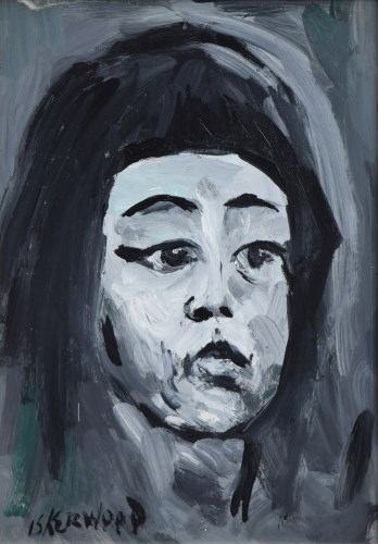 Lot 338 - J. L. Isherwood, Female portrait, oil.