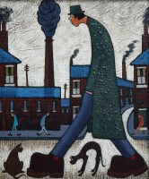 Lot 347 - Albert Barlow, Reflective Mood, acrylic.