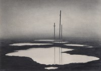 Lot 374 - Trevor Grimshaw, Poles and Pools, graphite.