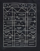 Lot 428 - Theodore Major, Future Landscape, signed woodcut.