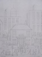 Lot 431 - After L.S. Lowry, Man Taken Ill and Outside The Mill, limited edition prints (2).