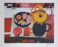 Lot 433 - After Mary Fedden, The Orange Mug, signed print.