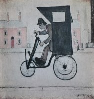 Lot 443 - After L.S. Lowry, The Contraption, signed print and another unsigned (2).