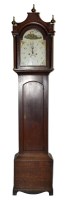 Lot 529 - A last quarter of the 18th century longcase clock.