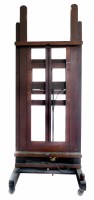 Lot 532 - Oak framed artists easel labelled Windsor & Newton, London