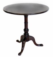 Lot 555 - George III mahogany occasional table