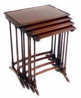 Lot 556 - An Edwardian nest of four occasional tables