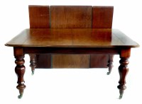 Lot 558 - Victorian mahogany extending dinning table
