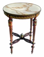 Lot 560 - Late 19th century French occasional table