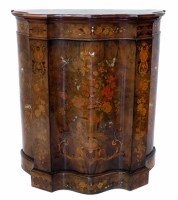 Lot 582 - Mid 19th century walnut veneered side cabinet