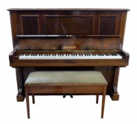 Lot 588 - C. Bechstein upright piano