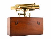 Lot 14 - Surveyor's level by Troughton & Sims London