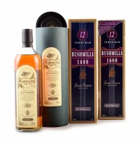 Lot 47 - Three bottles of Bushmills 12 year old whiskey 2x