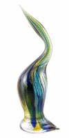 Lot 122 - Murano glass sculpture of a bird signed F. Ragazzi