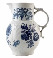 Lot 127 - Worcester mask jug.