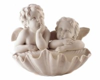 Lot 141 - Copeland Parian cherubs