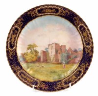 Lot 174 - Royal Crown Derby plate signed Ellis Clark