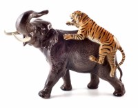 Lot 213 - Beswick Elephant and tiger