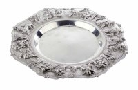 Lot 249 - 19th century Asian silver tray
