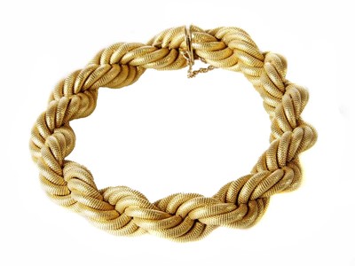 Lot 289 - A 1960s 18ct gold bracelet by Garrard & Co.