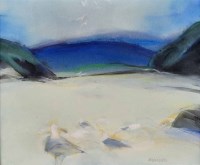Lot 363 - Neil Murison, Gulls on the Beach, oil.