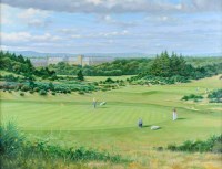 Lot 393 - Craig Campbell, 17th Hole - Gleneagles, oil.