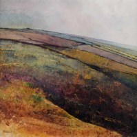 Lot 403 - James Wheeler, Lonely Top, oil on cork.
