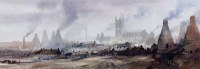 Lot 464 - Ivan Taylor, Longton Skyline circa 1959, watercolour.