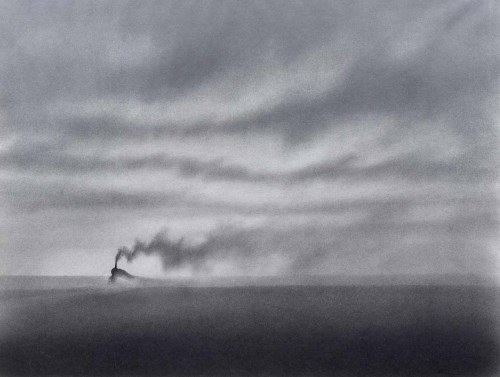 Lot 465 - Trevor Grimshaw, The Express, graphite.