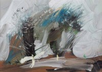 Lot 476 - Igor Rebrov, The Wind, mixed media.