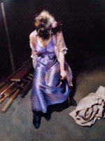 Lot 492 - After R.O. Lenkiewicz, Painter with Women - St. Antony Theme, signed print.