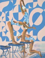 Lot 500 - Benjamin Senior, Stroke Tempo, signed lithograph.