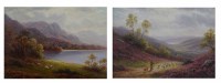 Lot 533 - William Mellor, Derwentwater & Nidderdale from the Moors, oils (2).