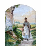 Lot 542 - G.G. Kilburne, A Sunny Day, watercolour.
