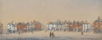 Lot 588 - W.G. Herdman, East Side of Castle Ditch, watercolour.