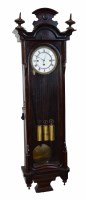 Lot 610 - Vienna regulator with stained beech case