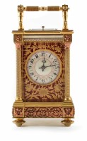 Lot 624 - A 19th century carriage clock