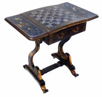 Lot 647 - Victorian games table.