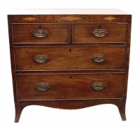 Lot 675 - George III chest of drawers.
