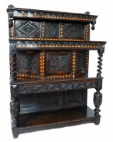 Lot 710 - 17th century design livery cupboard.