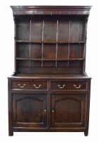 Lot 713 - 17th century oak dresser.