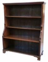 Lot 736 - Mid 19th century waterfall bookcase.