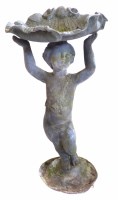 Lot 749 - Victorian lead bird bath.